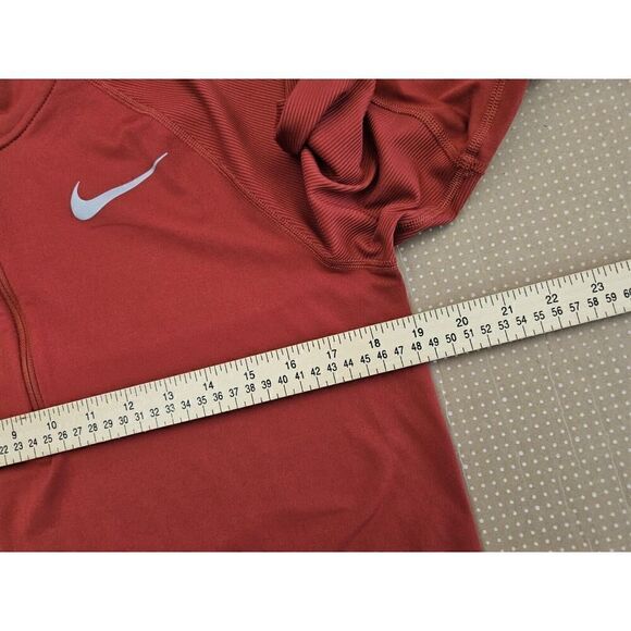 Nike CD8273-642 Men's Element Half-Zip Running Top Shirt Burnt Orange Size S - Picture 9 of 13